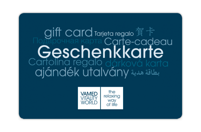 Gift Card motif multilingual